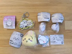 未使用　ちいかわ ガチャ 5種セット カプセルトイ モモンガ ハチワレ うさぎ ラッコ 【E3298-001】▶110