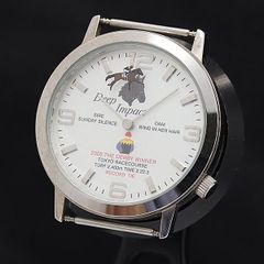  保/箱付 ディープインパクト 東京競馬場 2005年 シルバー文字盤 QZ トップのみ メンズ腕時計 KMR 2000000 NSK