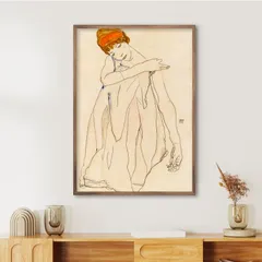 エゴンシーレ　ポスター　フレーム付き 楽天市場】【エゴン・シーレ 絵画アートポスター】『四本の木