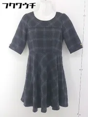 ◇ Rew de Rew ルゥデルゥ 半袖 ミニ ワンピース サイズ38 ブラック レディース 【中古】 【1105250011499】