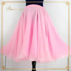 社交ダンス 衣装 スタンダード スカート レッスンウェア レディース オールシーズン Fashionα ピンク系 無地 ボリューム かわいい ノースリーブ 春色 フレアスカート 可愛いスカート エレガント ダンスウエア ステージ衣装 キュート コスチューム