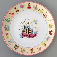 【中古】皿・ボウル パークアイコンデザイン プレート 「ディズニー」 東京ディズニーリゾート限定