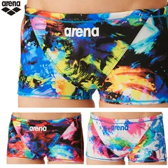 【新品】arena  アリーナ　 AS4FWM11M　メンズ　タフスーツ 　練習用水着　ショートレッグ 水泳　競泳　トレーニング水着