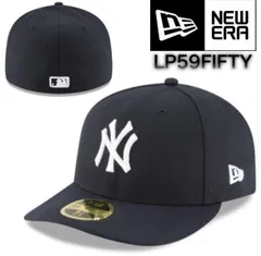 ニューエラ Newera 帽子 59FIFTY キャップ カーブバイザー ロープロファイル 5950 LP メジャーリーグ 大人 野球帽 MLB チーム ヤンキース ネイビー