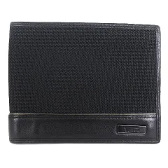 トゥミ TUMI 財布 ウォレット 二つ折り 札入れ カード入れ レザー ナイロン 黒 ブラック 小物 ■SM1のサムネイル