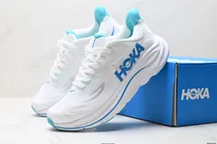 ホカオネオネ HOKA ONEONE CLIFTON 10 ホカ エム クリフトン 10 スニーカー ランニングシューズ ランニング マラソン ランシュー ホワイト+ブルー 送料無料