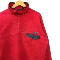 90s ビンテージ パタゴニア スナップT フリース L レッド1990年代 vintage ヴィンテージ patagonia プルオーバー