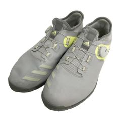 値下げ6000円adidas ゴルフシューズ BOAシステム グレー/イエロー