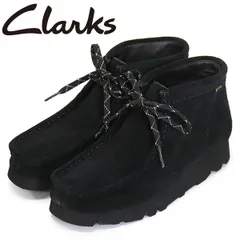 Clarks (クラークス) 26168586 WallabeeBT GTX ワラビーブーツ ゴアテックス レディース レザーブーツ Black Suede CL062 clarks UK4-約23.0cm
