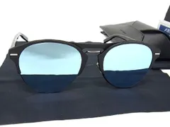 ■新品同様■ DIOR HOMME ディオールオム SUBA4 67□10 150 ミラーレンズ サングラス メガネ 眼鏡 メンズ ブラック系 AL5162のサムネイル