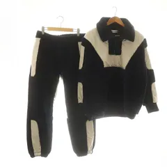 ヴァンキッシュ VANQUISH Boa Half-Zip Sweatshirt × YUSHI Boa pants セットアップ プルオーバージャケット イージーパンツ M ネイビー エクリュ /DF ■OS ■SHのサムネイル