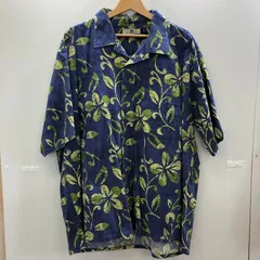 Lee/リー 半袖シャツ アロハシャツ ハワイアン 開襟 インド製 メンズ XL ブルー/グリーン/その他