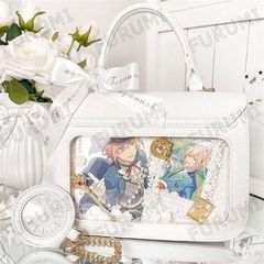 痛バッグ 痛バ 痛ショルダー 小さい 小さめ 推し活 推し 推しバッグ クリア 缶バッチ ショルダーバッグ レディース クリアバッグ イベント 