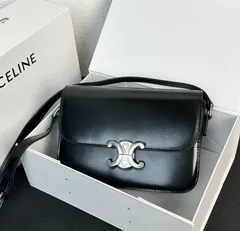 CELINE ミディアム トリオンフバッグ CELINE ミディアム カレッジバッグ トリオンフ チェーンバッグ