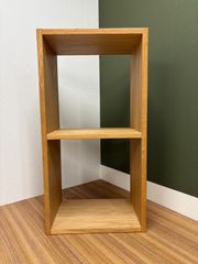 無印良品スタッキングシェルフ2段◆オーク　収納　インテリア　家具