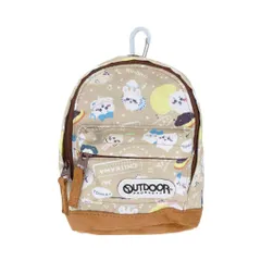 ちいかわ ペンポーチ ペンケース BACKPACK ボトムスウェード B OUTDOOR サンスター文具 アウトドア プロダクツ28 筆箱 新学期準備文具 キャラクター グッズ 