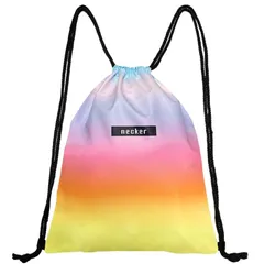【特価商品】[necker] ジムサック スポーツバッグ リュックサック 巾着 バッグ シューズ ケース (ピンク)