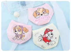 【新品】PAW PATROL（パウ・パトロール）パンツ 3枚セット 100cm 女の子 ガールズ 下着 子供 幼児 小学生 保育園 キッズパンツ 薄手綿 可愛い 柔らかい 快適 プレゼント ギフト
