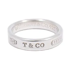TIFFANY＆Co. ティファニー 1837 ナロー リング 指輪 シルバー925 9号【いおき質店】