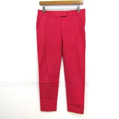 セオリー パンツ ボトムス テーパード ストレッチ レディース 2サイズ ピンク theory 【中古】