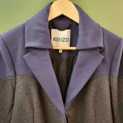 KENZO ケンゾー ベルト付き ウールコート 上質 テラコッタ ブラウンレディース