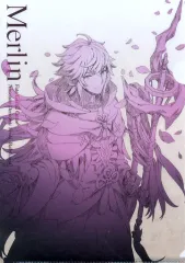 【中古】クリアファイル キャスター/マーリン A4クリアファイル 「Fate/Grand Order -絶対魔獣戦線バビロニア-×ローソン」 対象商品購入特典