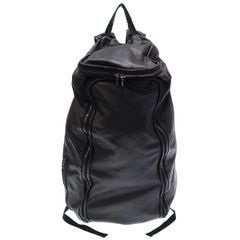 JULIUS ユリウス レザーレクタングルバッグパック ブラック - メルカリ