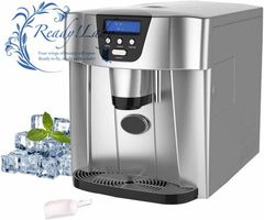 カウンタートップ用のカウンター下の三日月形製氷機製氷機マシン-24時間あたり22ポンドの氷を作ります-8分でアイスキューブの準備ができま
