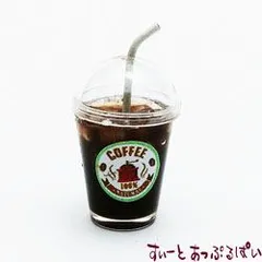 ミニチュア アイスコーヒー　SMBLKC1 ドールハウス用のサムネイル