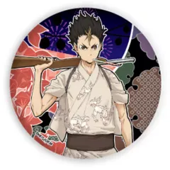 【中古】バッジ・ピンズ(キャラクター) 西谷夕 「缶バッジ ハイキュー!! 01.浴衣ver.」