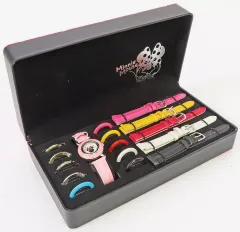 【中古】懐中時計･腕時計 ミニーマウス アナログ腕時計(専用ケースピンク) 「ディズニー」