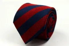 ディズニー ブランド ネクタイ ミッキー ストライプ柄 ペイズリー 幾何学模様 シルク PO  メンズ ワインレッド Disney 【中古】