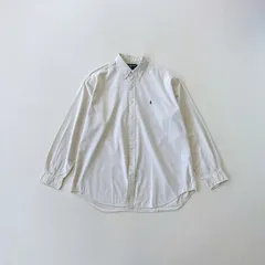 90s ラルフローレン　ブレイク　ボタンダウンシャツ　ポニー刺繍ロゴ　Ralph Lauren XLsize　Y2297
