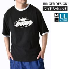 半袖Tシャツ 《3ブラック》新品 未使用 メンズ tシャツ リンガー 綿 ワイドシルエット グラフティ ロゴ ストリート ファッション【C5P】【メール便2】ファッション メンズ M L LL 春 夏 秋