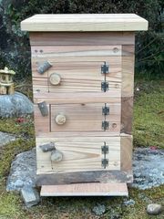 西洋蜜蜂巣箱、杉板材使用 （10枚かけ)二段 縦54㎝✕横45✕高60 - メルカリ