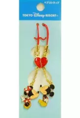【中古】ストラップ(キャラクター) ミッキー＆ミニー(キス) ペアストラップ 「ディズニー」 東京ディズニーリゾート限定