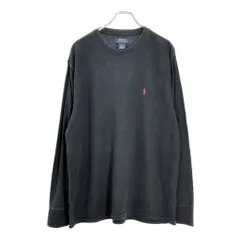 Polo by Ralph Lauren ポロ ラルフローレン 長袖サーマルＴシャツ 大きいサイズ ブラウン(メンズ 2XL)中古 古着 v4508