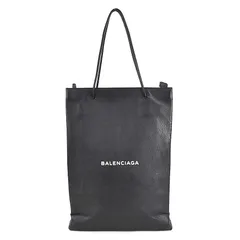 BALENCIAGA レザー ノースサウス ショッパートート ホワイト 早期完売/BALENCIAGAショッピング ノースサウス トートバッグXXS