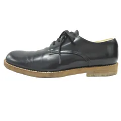 JUNYA WATANABE COMME des GARCONS ジュンヤワタナベ コムデギャルソン レースアップ ドレス シューズ レザー 靴 プレーン S 黒 メンズ 古着 中古 USED