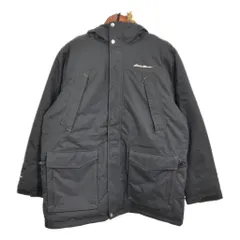 Eddie Bauer エディーバウアー ダウンジャケット アウトドア 大きいサイズ ブラック (メンズ XXL) 中古 古着 R6193