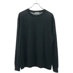 ADAM ET ROPE アダムエロペ 25SS NIKKI ウール天竺 ロングスリーブ ニットT GMM-05180-A ブラック M