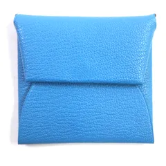 美品 エルメス バスティア ブルー