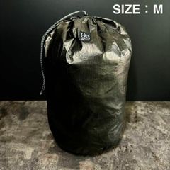 スタッフサック　スタッフバッグ　タイベック　軽量　登山　ULキャンプ　ブラック　Mサイズ