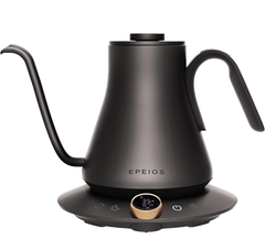 ジャンク品「家電批評 2023受賞 コーヒー向け電気ケトル・世界チャンピオン推奨」エペイオス 電気ケトル ドリップケトル 0.9L 1200W  1℃単位調整/5分タイマー/保温機能/℃・℉切替/空焚き防止/PSE認証済  ドリップ コーヒーケ コンパクト