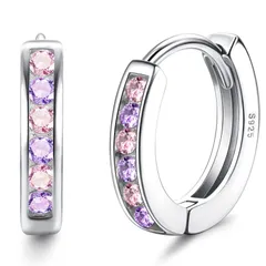 【在庫処分】ピアス ピアス 最高級キュービックジルコニア シルバー925 ピンクゴールド 金属アレルギー対応 イヤリング シンプル 小ぶり フープピアス フープピアス 小さめ リングピアス つけっぱなし レディース JeryWe