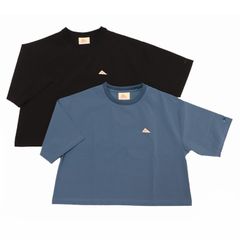 KELTY ケルティ KE25112011 ラッシュコンフォートクロップドティーシャツ ショート丈Tシャツ Tシャツ クロップド丈 ５部丈 半袖 レディース ストレッチ素材