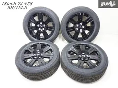 nisemono〜クレイケーキ専門店〜 デリカD5シャモニー タイヤセット 2024年製 新車外し品】ミツビシ デリカD:5 シャモニー 純正 18in