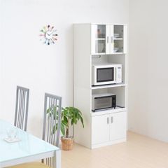 たのメル便・送料込み】美品 ニトリ 食器棚 引き出し式 90cm - メルカリ