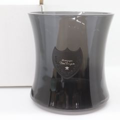 ITBBJQ2STQBE Don Perignon ドンペリニヨン シャンパンクーラー ワインクーラー アイスペール バケツ クリア ブラック スモーク パーティー