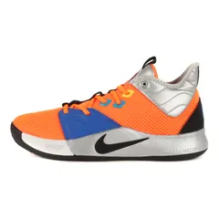 美品 NIKE ナイキ サイズ:28.0cm NASA PG 3 NASA EP (CI2667-800) 2018年 ナサ コラボ ポールジョージ 3 トータルオレンジ ブラック US10 スニーカー シューズ コラボ 靴